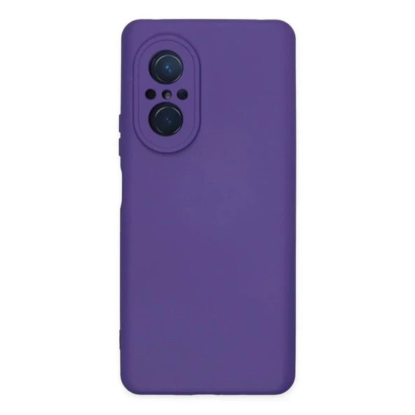 Huawei Nova 9 Se Kılıf Nano İçi Kadife Silikon - Mor ürün görseli 1