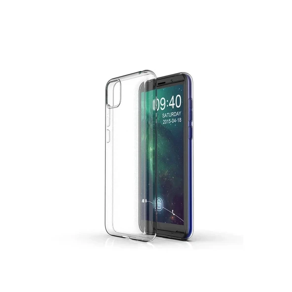 Huawei Y5p Kılıf Lüx Şeffaf Silikon - Şeffaf ürün görseli 1