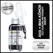 Garnier AHA+BHA Kömür Cilt Kusurları Karşıtı Serum 30 Ml ürün görseli 1
