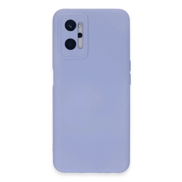 Realme 9i 4g Kılıf Nano İçi Kadife Silikon - Lila ürün görseli 1