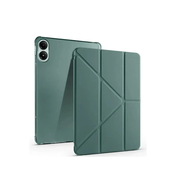 Xiaomi Redmi Pad Se 4g Kılıf Kalemlikli Mars Tablet Kılıfı - Koyu Yeşil ürün görseli 1