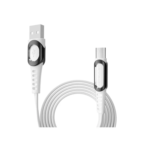 Dc01 Süper Hızlı Micro Usb Kablo 1m 2.4a - Beyaz - Resim 2
