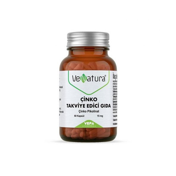 VeNatura Çinko 15 mg 60 Kapsül ürün görseli 1
