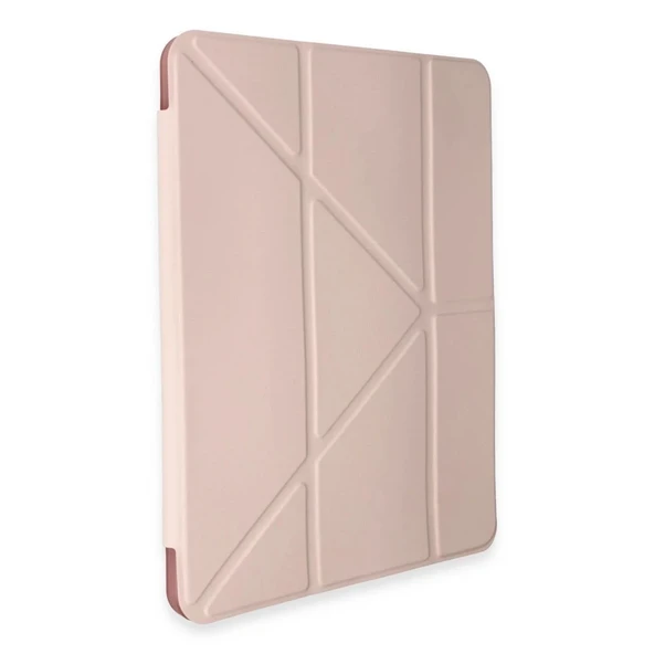 Huawei Honor Pad V9 Kılıf Kalemlikli Mars Tablet Kılıfı - Rose Gold ürün görseli 1