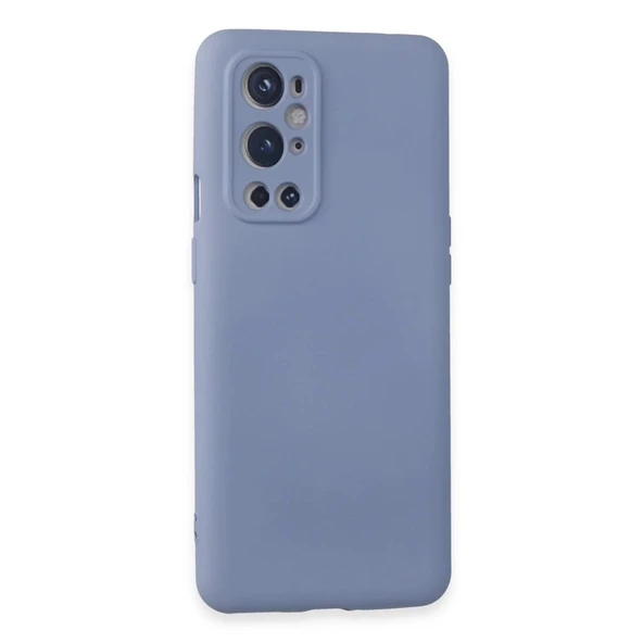 One Plus 9 Pro Kılıf Nano İçi Kadife Silikon - Mor ürün görseli 1
