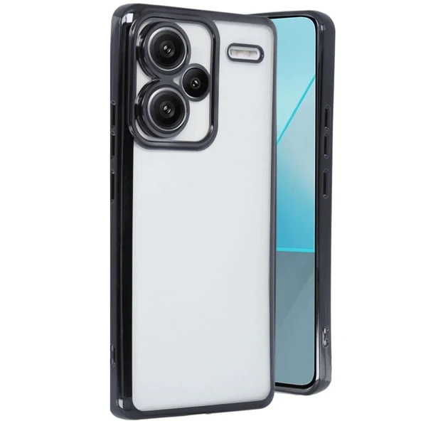 Xiaomi Redmi Note 13 Pro Plus Kılıf Razer Lensli Silikon - Siyah ürün görseli 1