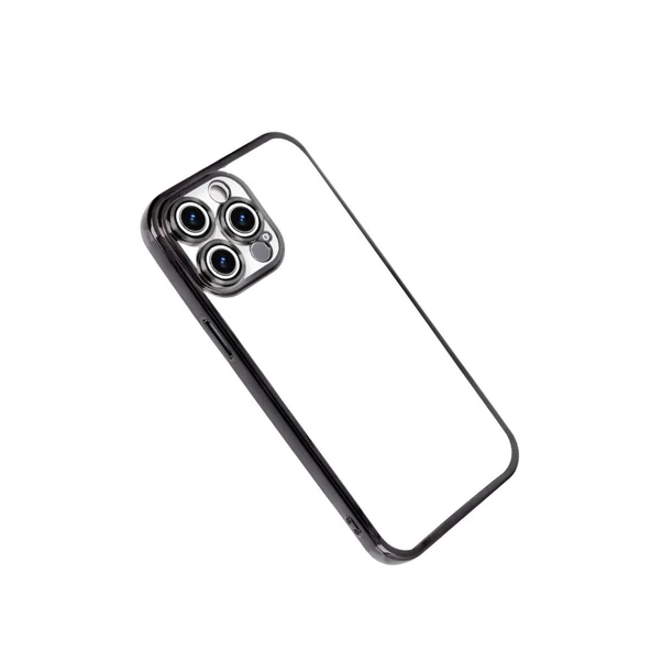 Apple İphone 15 Pro Max Razer Lensli Silikon - Siyah - Resim 6