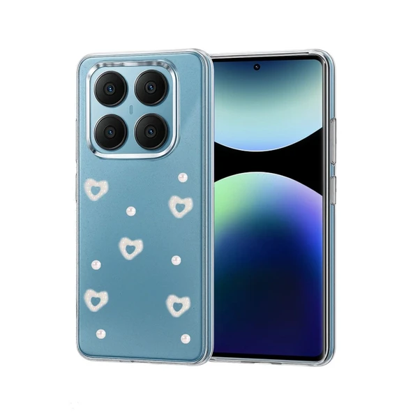 Xiaomi Redmi Note 14 Pro 4g Fiyonk Desenli Kapak - Desen 10 ürün görseli 1