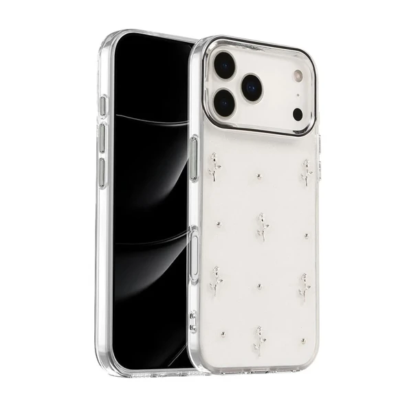 Apple İphone 17 Pro Fiyonk Desenli Kapak - Desen 4 ürün görseli 1