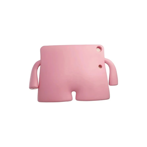 Apple İpad Mini 6 Karakter Tablet Silikon - Açık Pembe - Resim 3