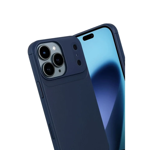Apple İphone 17 Pro Max Auto Focus Karbon Kapak - Lacivert - Resim 5