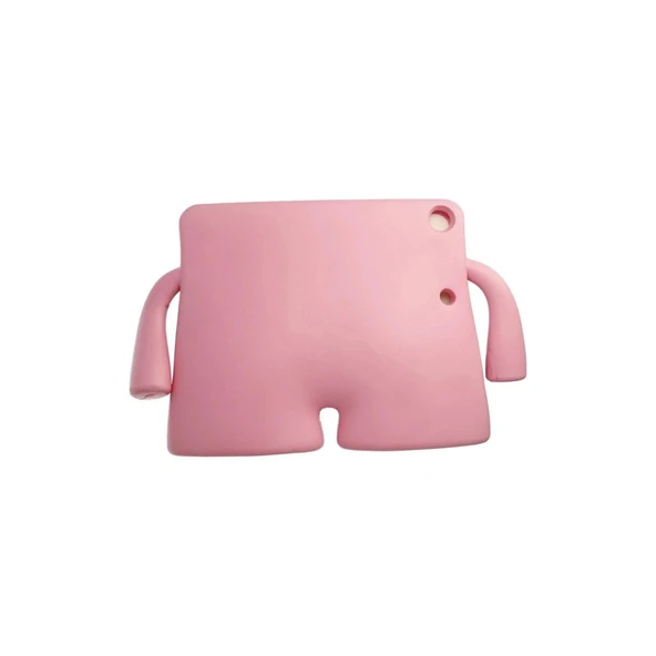 Apple İpad Mini 6 Karakter Tablet Silikon - Açık Pembe - Resim 4