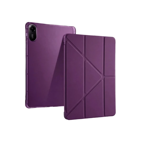 Xiaomi Redmi Pad 2 Kalemlikli Mars Tablet Kılıfı - Mürdüm ürün görseli 1