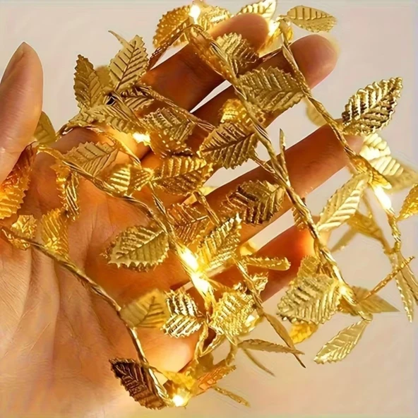3 Metre Yaldızlı Gold LED Işık - Resim 2