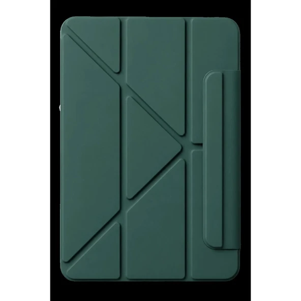 Apple İpad 2025 10.9 10.nesil (a16) Edz Manyetik Standlı Tablet Kılıfı - Koyu Yeşil ürün görseli 1