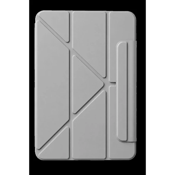 Apple İpad 2025 10.9 10.nesil (a16) Edz Manyetik Standlı Tablet Kılıfı - Gri ürün görseli 1