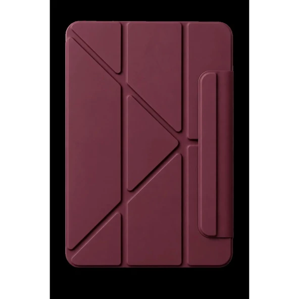Apple İpad 2025 10.9 10.nesil (a16) Edz Manyetik Standlı Tablet Kılıfı - Mürdüm ürün görseli 1