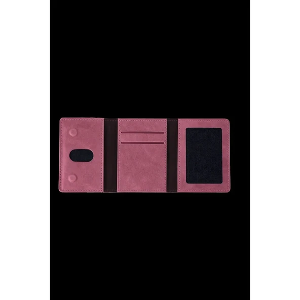 Joko Tema Magsafe Deri Kartlık - Pembe - Resim 5
