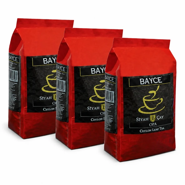 BAYCE OPA SEYLAN SİYAH ÇAY 500 gr x 3 paket ürün görseli 1