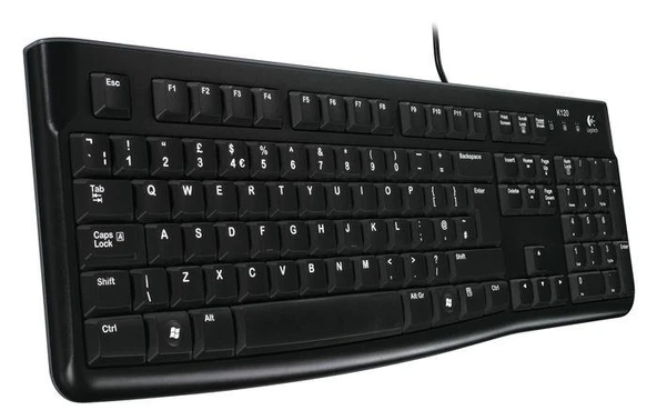 K120 Q Usb Kablolu Klavye Si̇yah 920-002505 ürün görseli 1