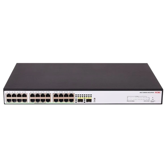 H3C Aolynk S1600V2-18P-Hpwr 16 Port Gigabit + 2Xgb Sfp Uplink 240W Poe Yöneti̇lebi̇li̇r Rackmount Switch ürün görseli 1