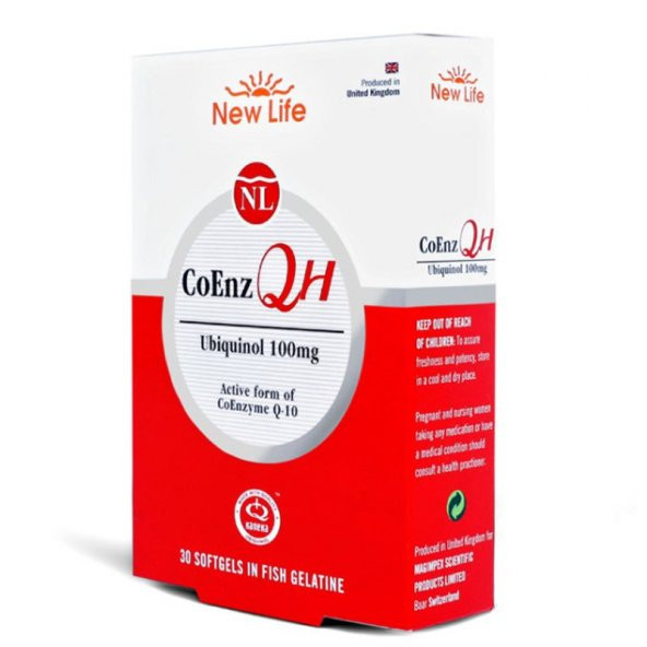New Life CoEnz QH 100mg Takviye Edici Gıda 30 Kapsül ürün görseli 1