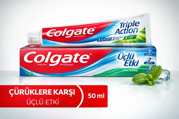 Üçlü Etki Macunu 50 Ml Çürük Koruma & Ferah Nefes 1 Adet ürün görseli 1
