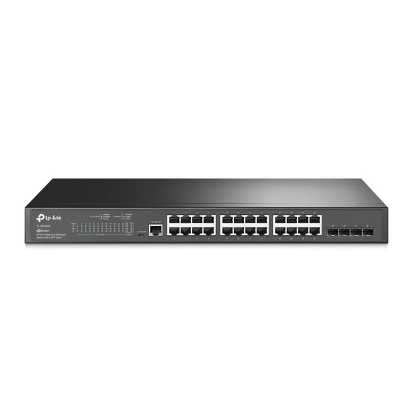 Tp-Link Omada Tl-Sg3428 24 Port Gigabit+4Xgigabit Sfp Uplink L2+ Yöneti̇lebi̇li̇r Rackmount Switch ürün görseli 1