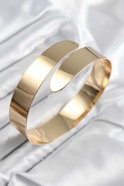 Pirinç Sarmal Model Gold Renk Pazu Bileklik ürün görseli 1