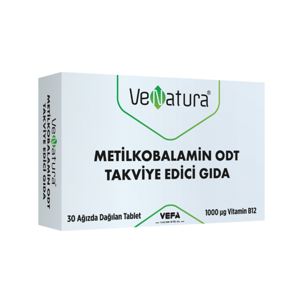 Venatura B12 Metilkobalamin 30 Ağızda Dağılan Tablet ürün görseli 1