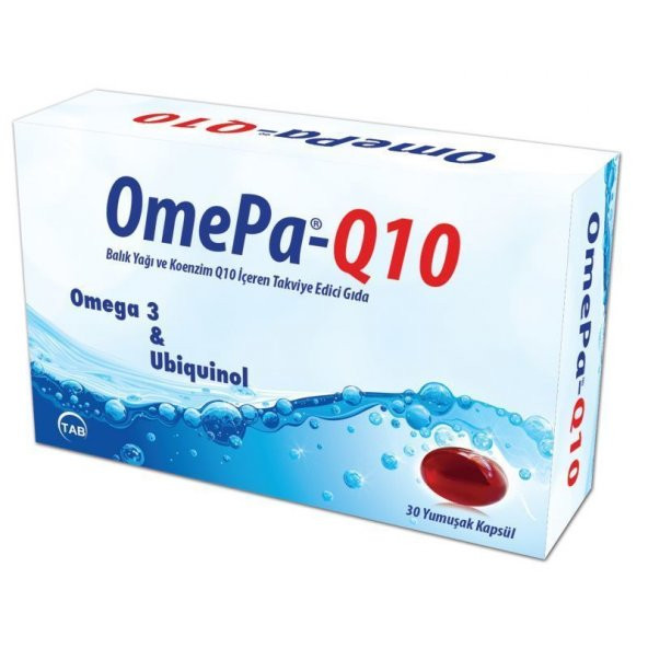 Omepa Q10 Omega3 Ubiquinol 30 Kapsül ürün görseli 1