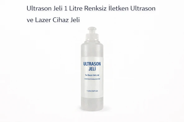 Ultrason Jeli 1 Litre Renksiz İletken Ultrason Cihaz Jeli 1 Adet ürün görseli 1