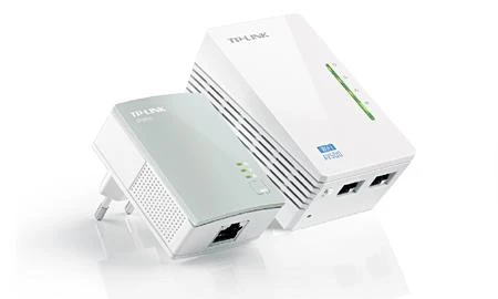 Tp-Link Tl-Wpa4220 Kit 300Mbps Av600 Priz Ti̇pi̇ Powerline Genisletici ürün görseli 1
