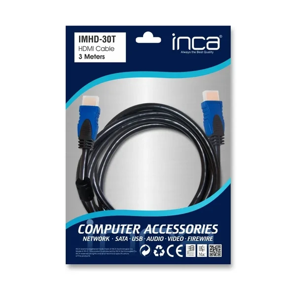 Inca Imhd-30T 3Mt Hdmi Kablo ürün görseli 1