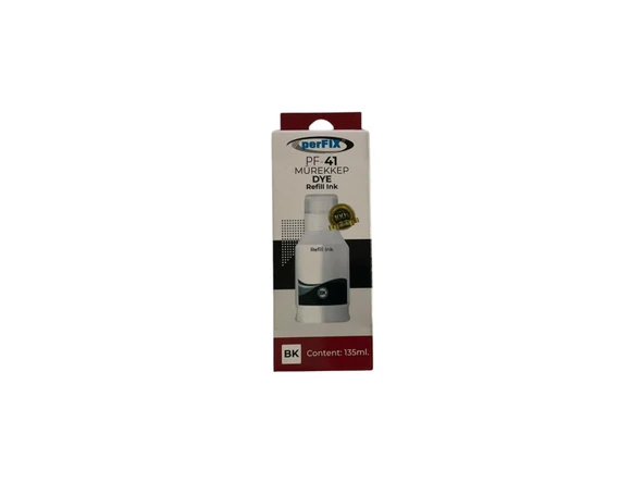 Perfix Pf Gi-41B Siyah Dye Şişeli Mürekkep 135Ml ürün görseli 1
