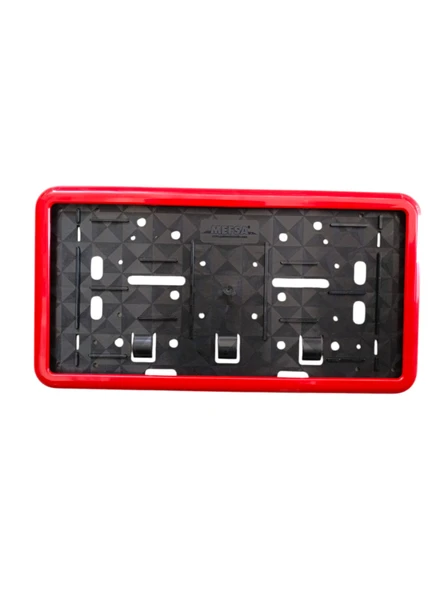 Çerçeveli Dikdörtgen Plakalık Plaka Altlığı Kırmızı 32X17Cm 1 Adet ürün görseli 1