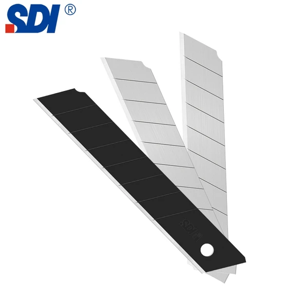 Sdi 1404 Çelik Maket Bıçağı Falçata Ucu Yedeği 18Mm 60 Derece Büyük 10'Lu ürün görseli 1
