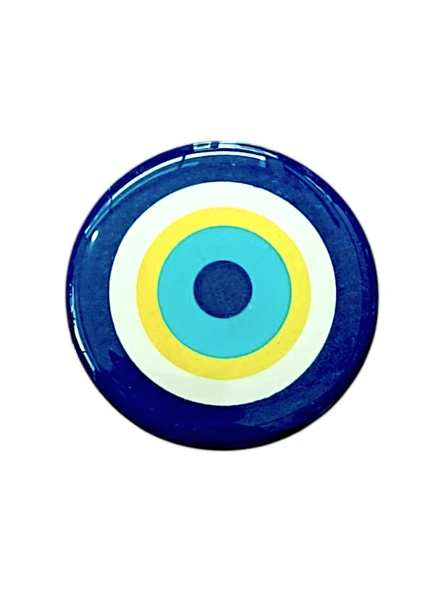Nazar Boncuk Modeli Yuvarlak Etiket Damla Sticker 3.5 Cm ürün görseli 1