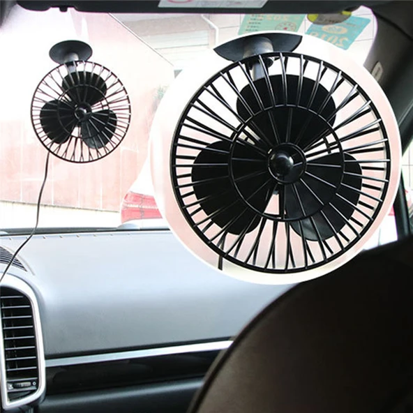 Vantuzlu Oto Vantilatör Fan Çakmaklık Giriş 12V 5 Inç ürün görseli 1