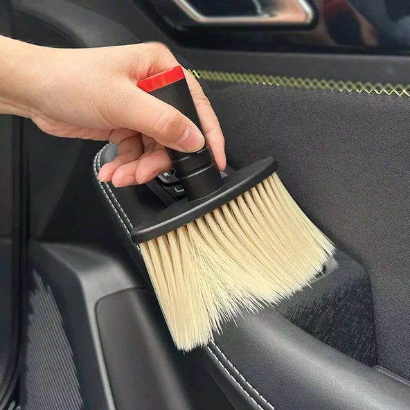 Saplı Detay Temizlik Fırçası Klima Izgara Temizleme Yumuşak Uçlu 10X14Cm ürün görseli 1