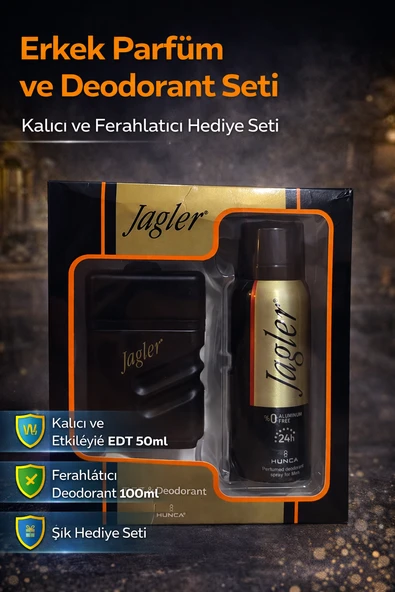 Erkek Parfüm Seti Edt 50 Ml Deodorant 100 Ml Kalıcı Koku Hediye Seti ürün görseli 1