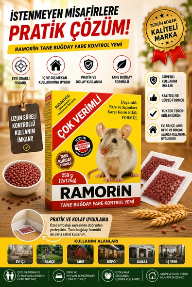Tane Buğday Yemi 250 Gr Pratik Kullanım ürün görseli 1