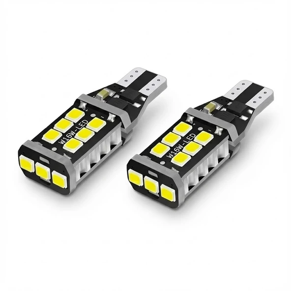 T15 Park Ampulü 12V 15 Led Beyaz 2'Li ürün görseli 1
