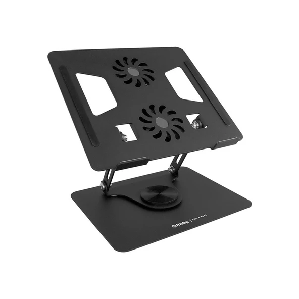 Frisby Fnc-5165St Si̇yah Katlanabilir Aluminyum Notebook Standi ürün görseli 1