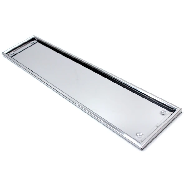 Krom Plakalık Yazısız 53X12Cm 1 Adet ürün görseli 1