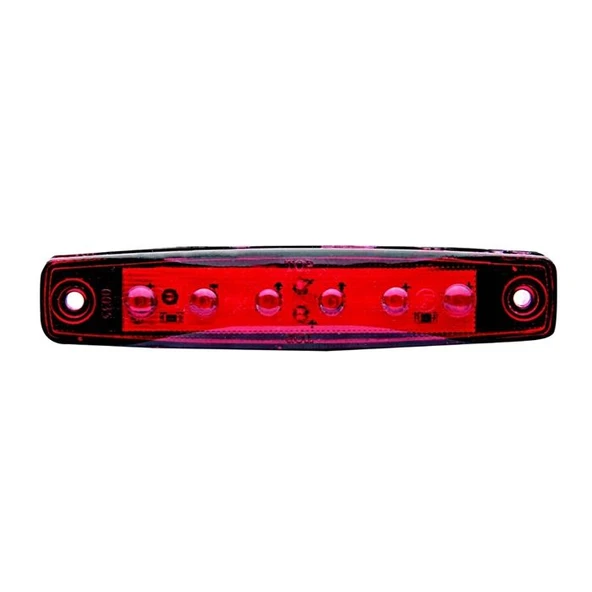 Kırmızı Parmak Led Dorse Lamba 6 Ledli 12-24V ürün görseli 1