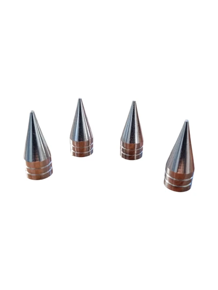Alüminyum Sivri Sibop Kapağı Krom I 4'Lü 32Mm ürün görseli 1