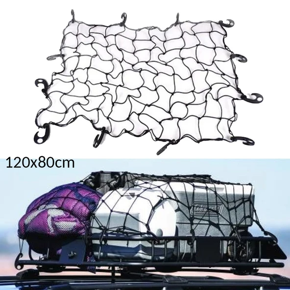 Ahtapot Bagaj Filesi Ağ Model Fileli Bagaj Düzenleyici Organizer 120X80Cm ürün görseli 1
