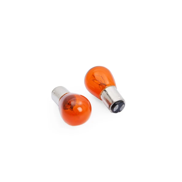 Superlight Baz15D/7225 21/5W 12V Halojen Fren Sinyal Ampulü Çift Duy 2 Adet Turuncu ürün görseli 1