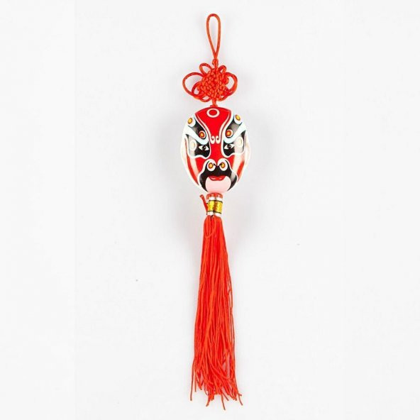 Feng Shui Düğüm Maske Kırmızı Çin Şans Duvar Süsü ürün görseli 1